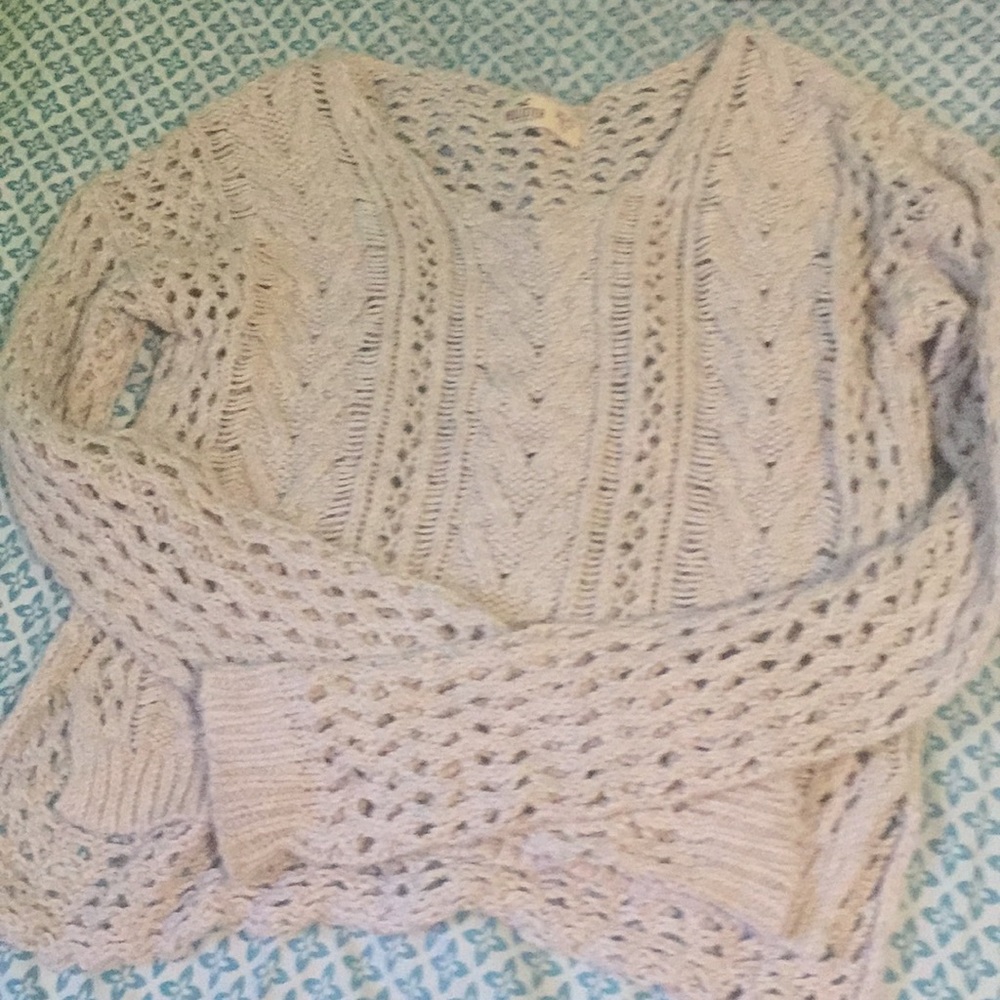 Hollister cropped sweater